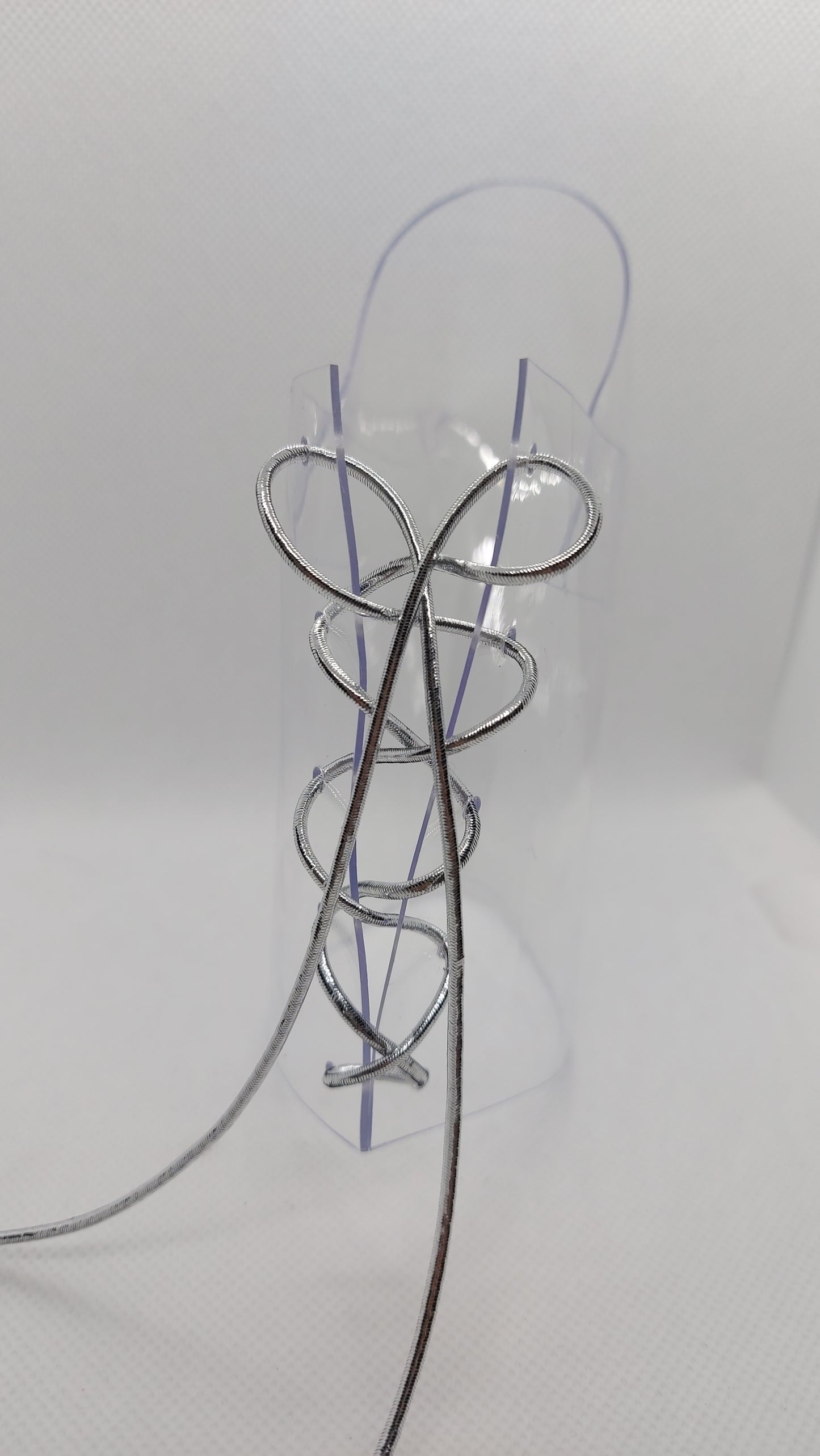 💎Przezroczyste ochraniacze na botki 20cm 🩶srebro🩶