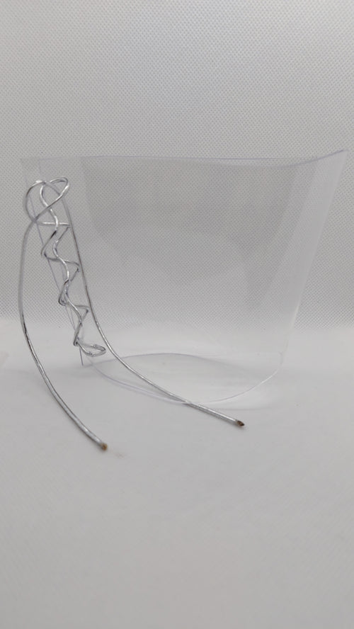 💎Przezroczyste ochraniacze na sandałki 20cm 🩶srebro🩶