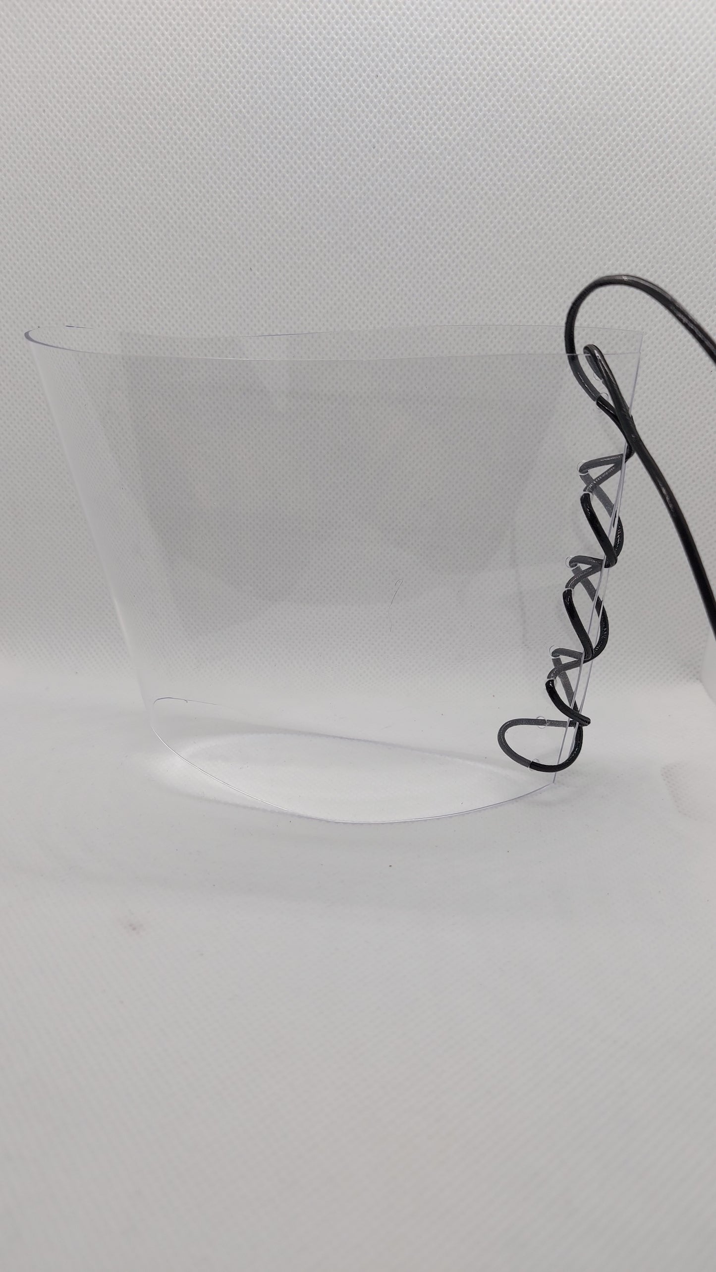 💎Przezroczyste ochraniacze na sandałki 20cm 🖤czarne metaliczne🖤