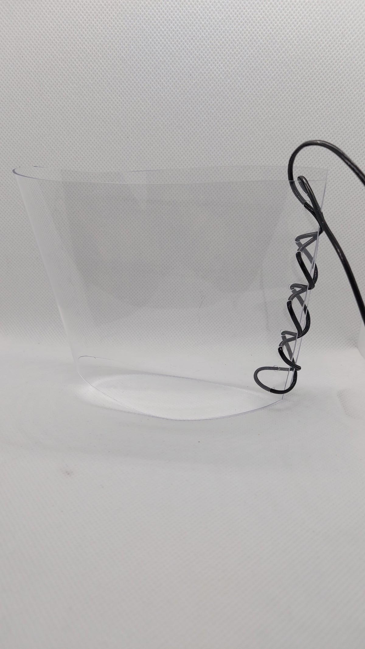 💎Przezroczyste ochraniacze na sandałki 20cm 🖤czarne metaliczne🖤