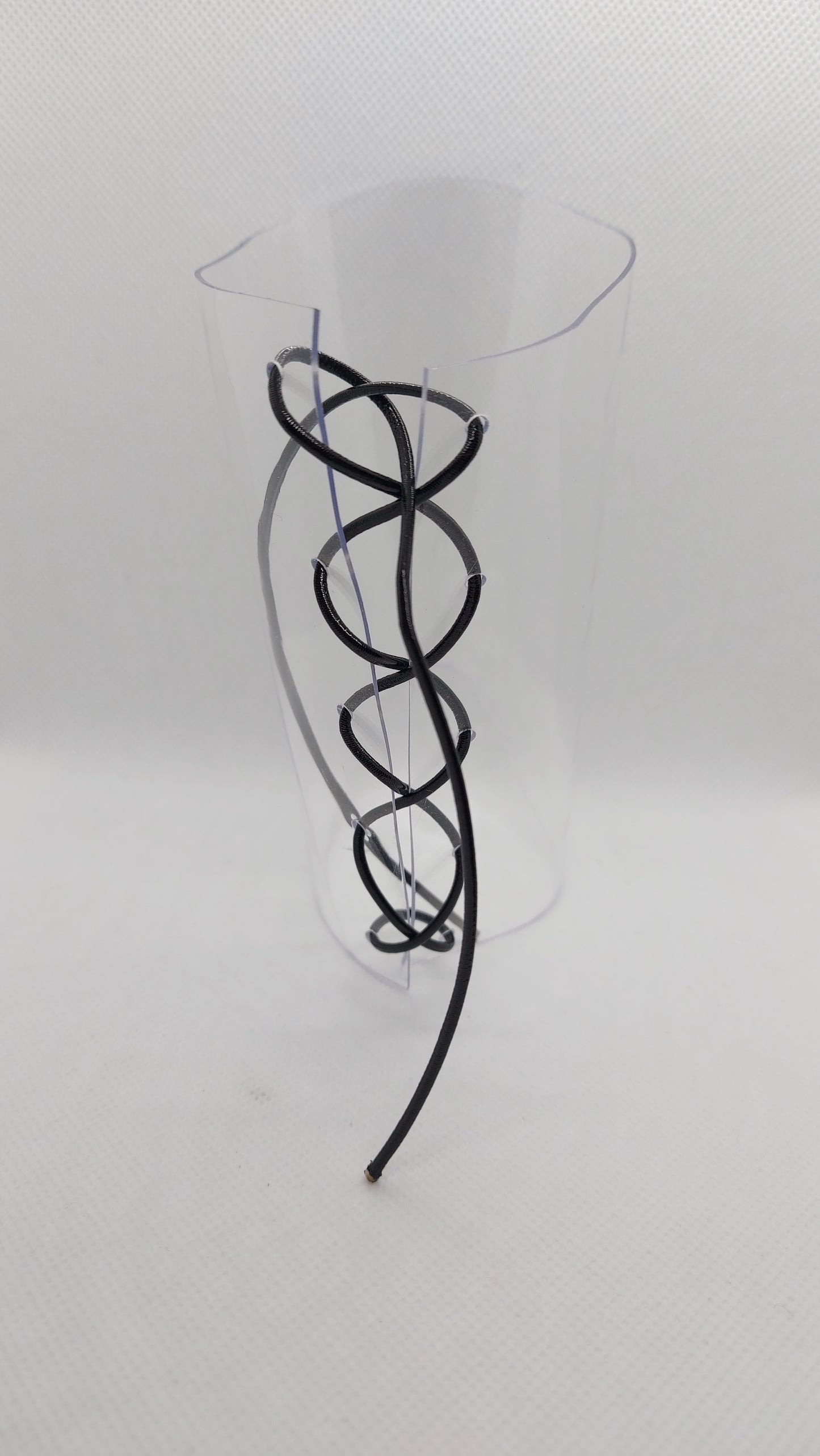 💎Przezroczyste ochraniacze na sandałki 23cm 🖤czarny metaliczny🖤