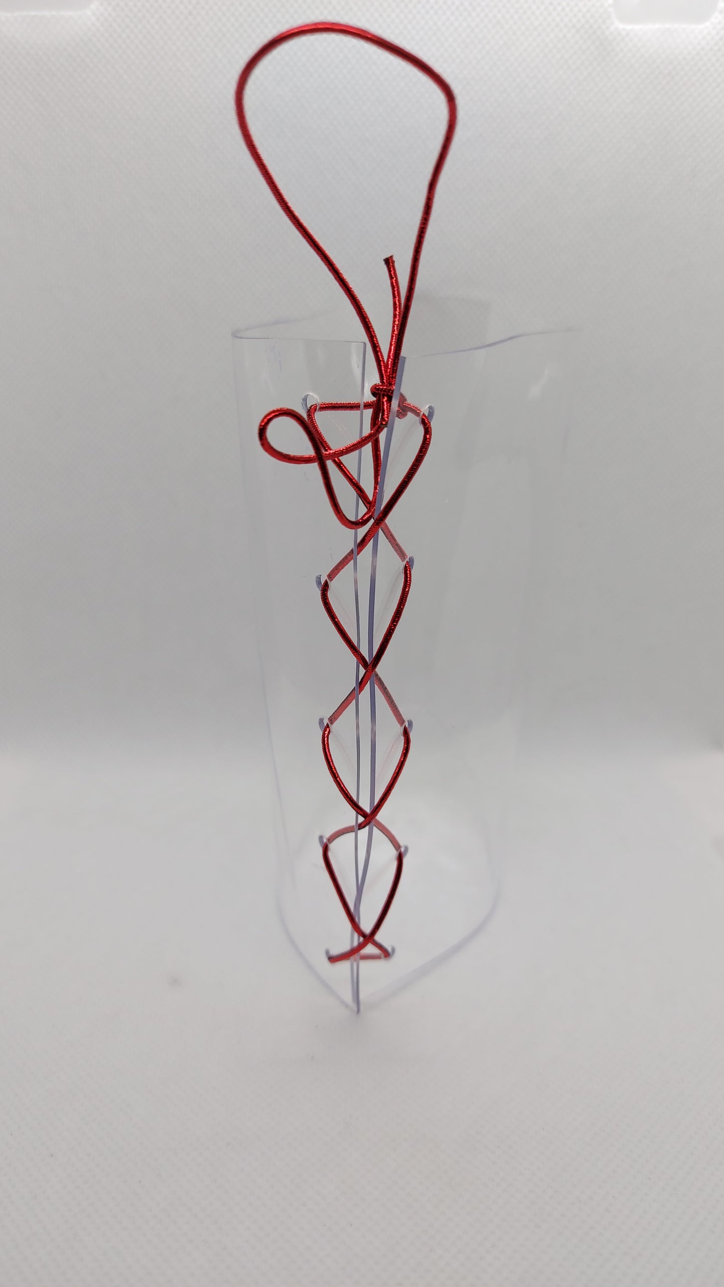 💎Ochraniacze na sandałki 23cm ❤️czerwony metaliczny ❤️