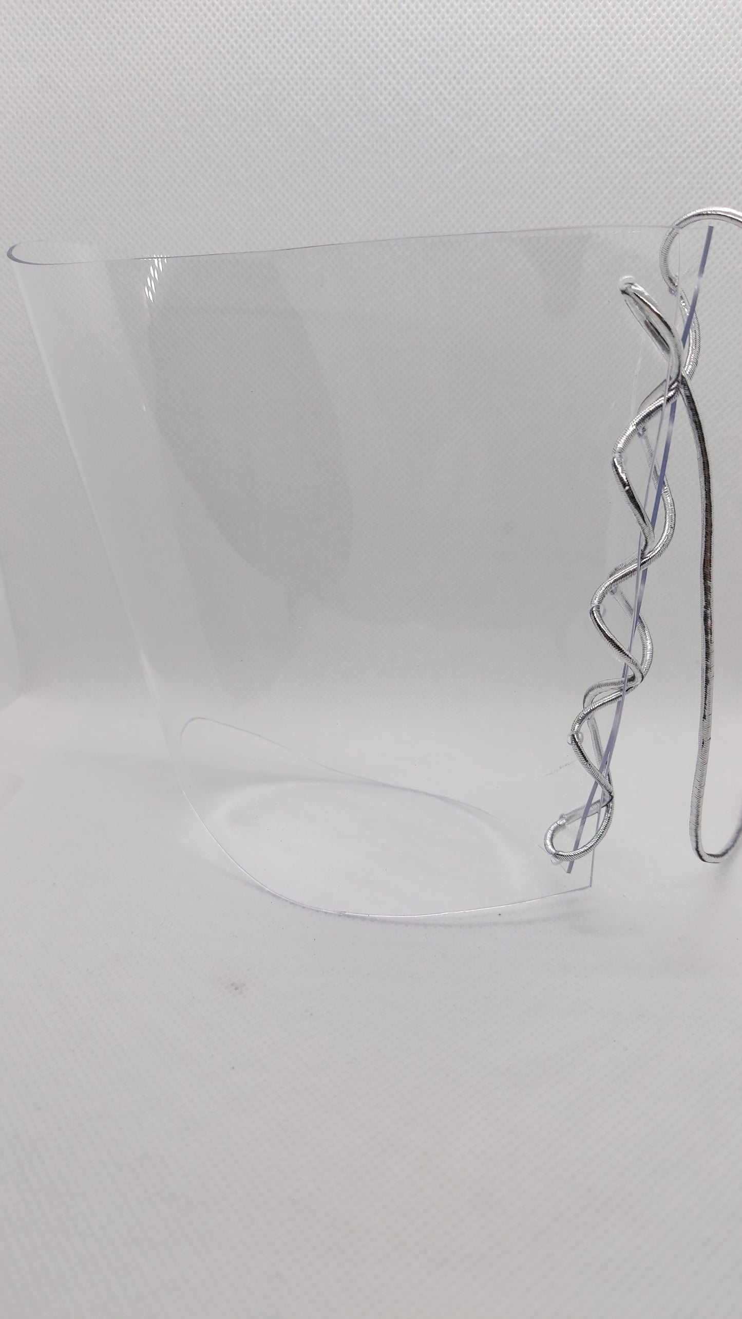 💎Przezroczyste ochraniacze na sandałki 23cm 🩶srebro🩶