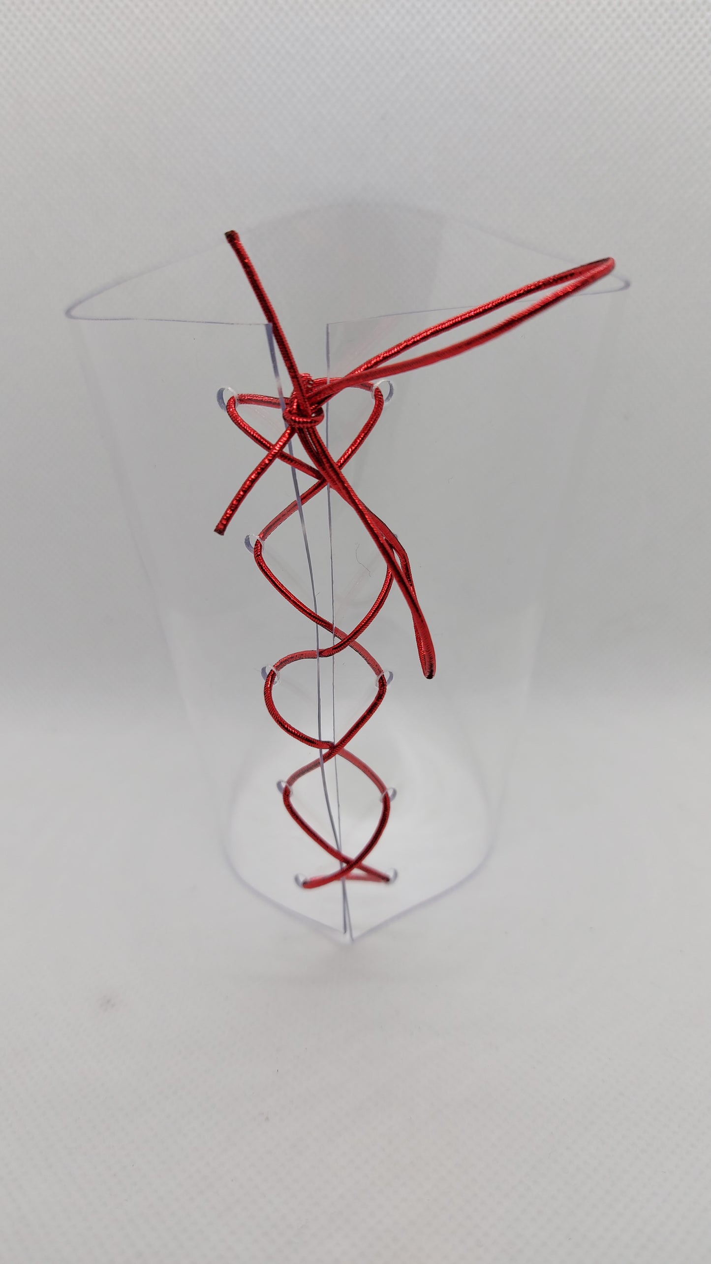 💎Ochraniacze na sandałki 20cm ❤️czerwony metaliczny❤️