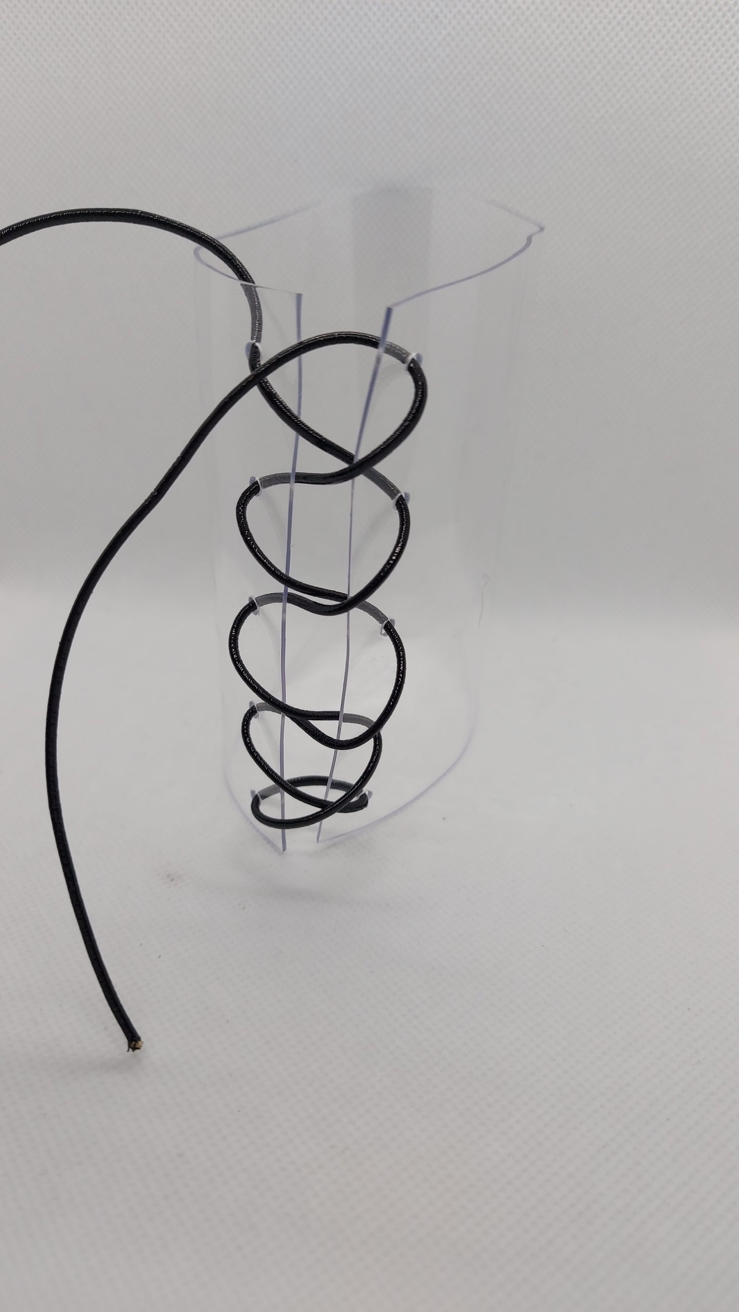 💎Przezroczyste ochraniacze na sandałki 20cm 🖤czarne metaliczne🖤