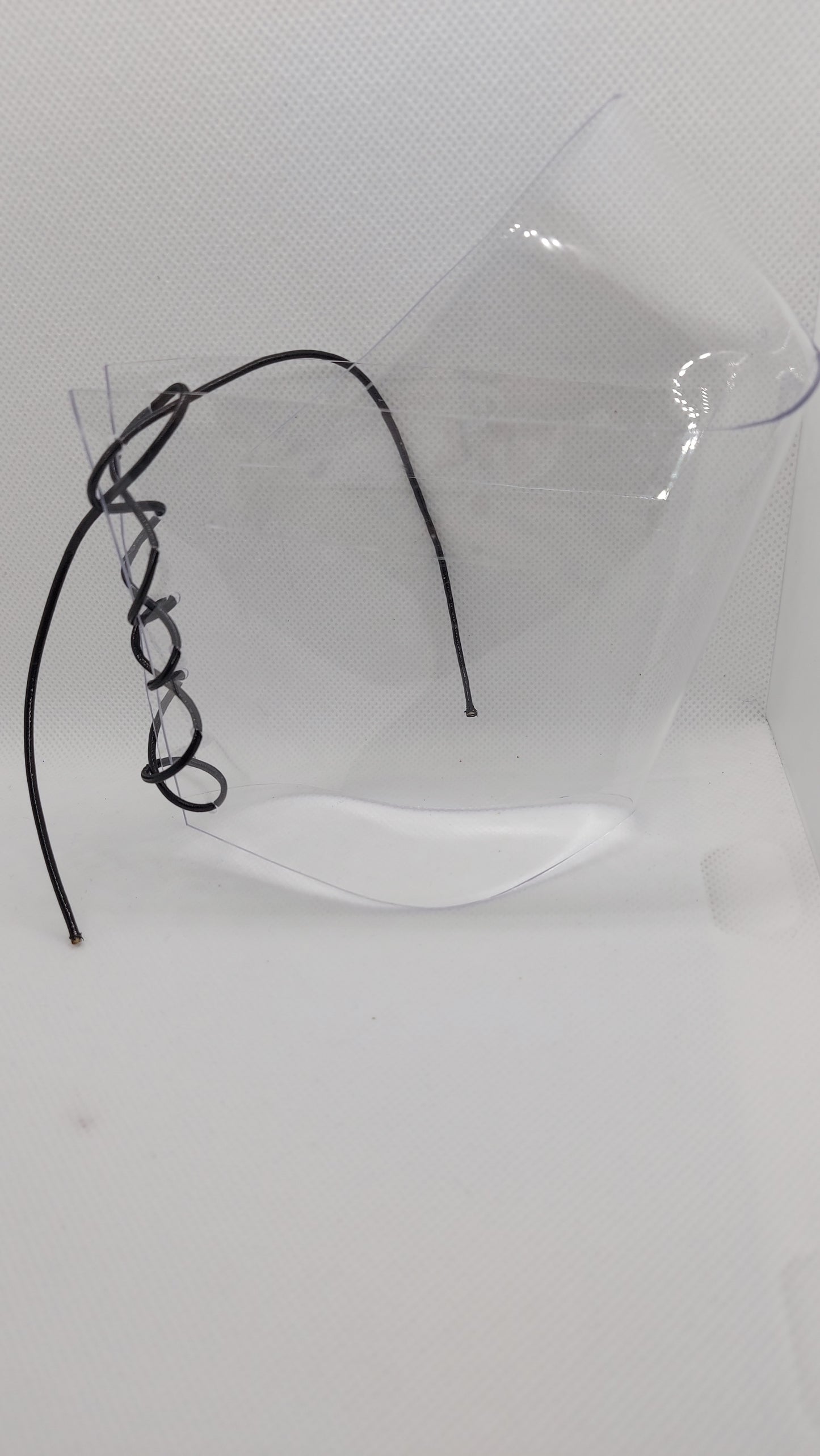 💎Przezroczyste ochraniacze na botki 20cm 🖤czarny metaliczny🖤