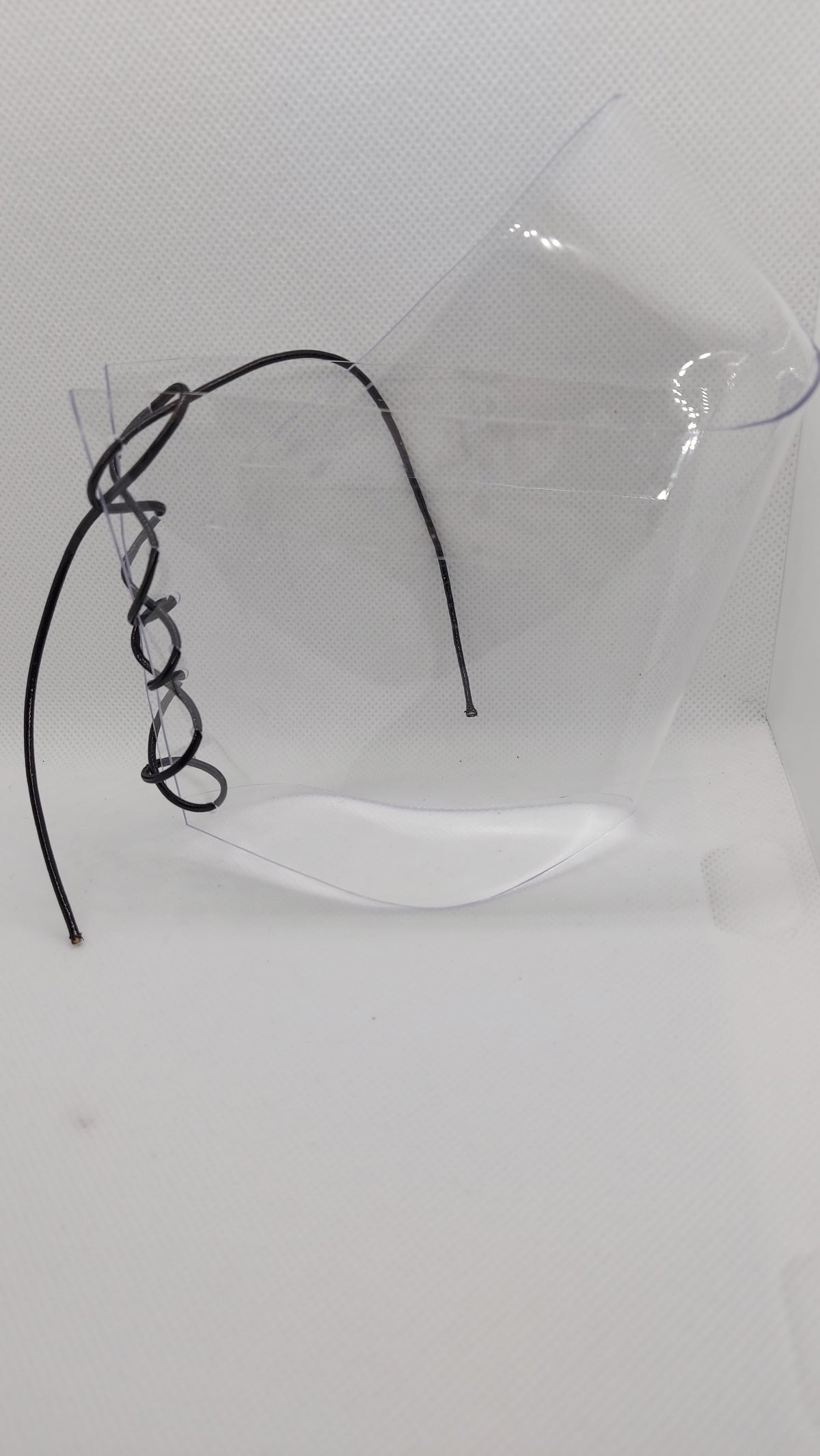 💎Przezroczyste ochraniacze na botki 20cm 🖤czarny metaliczny🖤