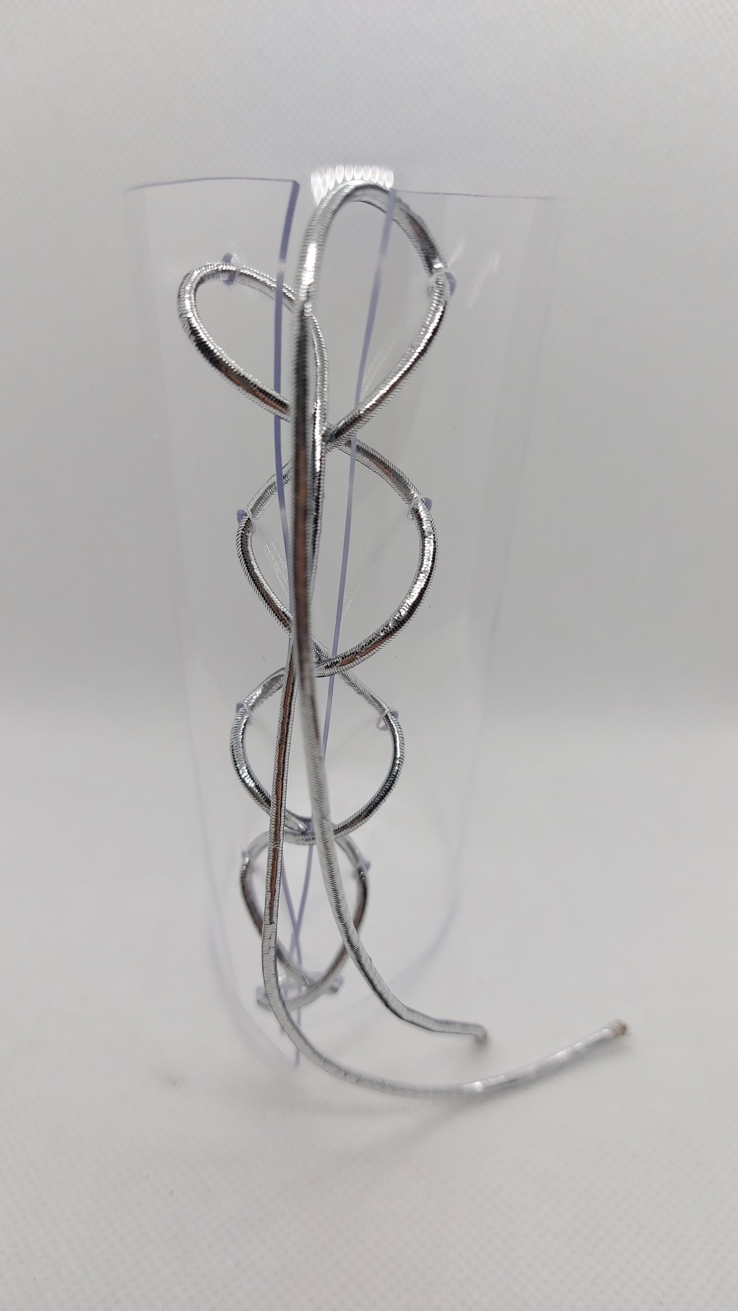 💎Przezroczyste ochraniacze na sandałki 23cm 🩶srebro🩶