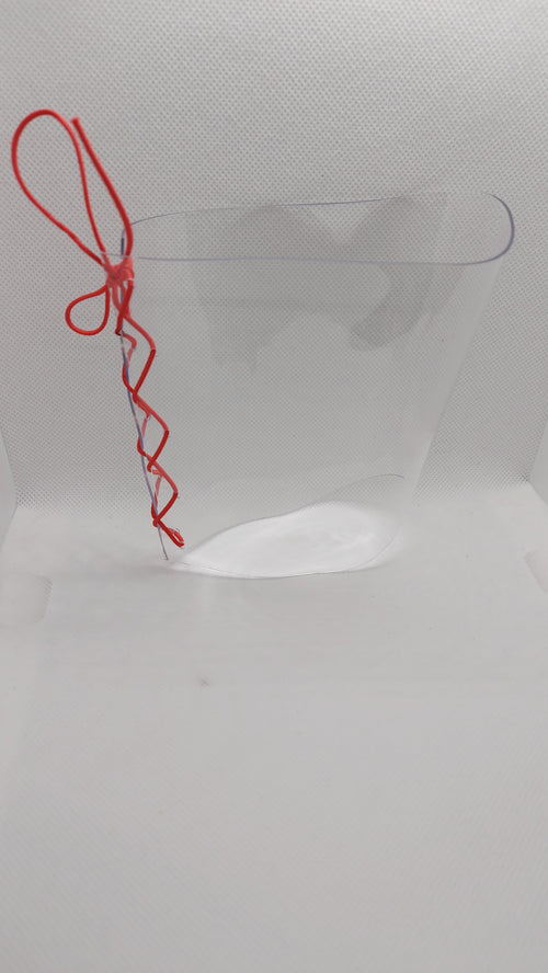 💎Ochraniacze na sandałki 23cm ❤️czerwony ❤️