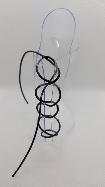 💎Przezroczyste ochraniacze na botki 20cm 🖤czarny metaliczny🖤