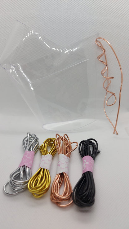 💎Przezroczyste ochraniacze na botki 20cm 🩷różowe złoto🩷