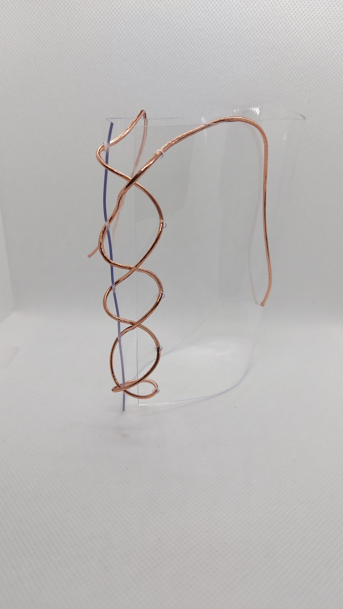 💎Przezroczyste ochraniacze na sandałki 23cm 🩷różowe złoto🩷