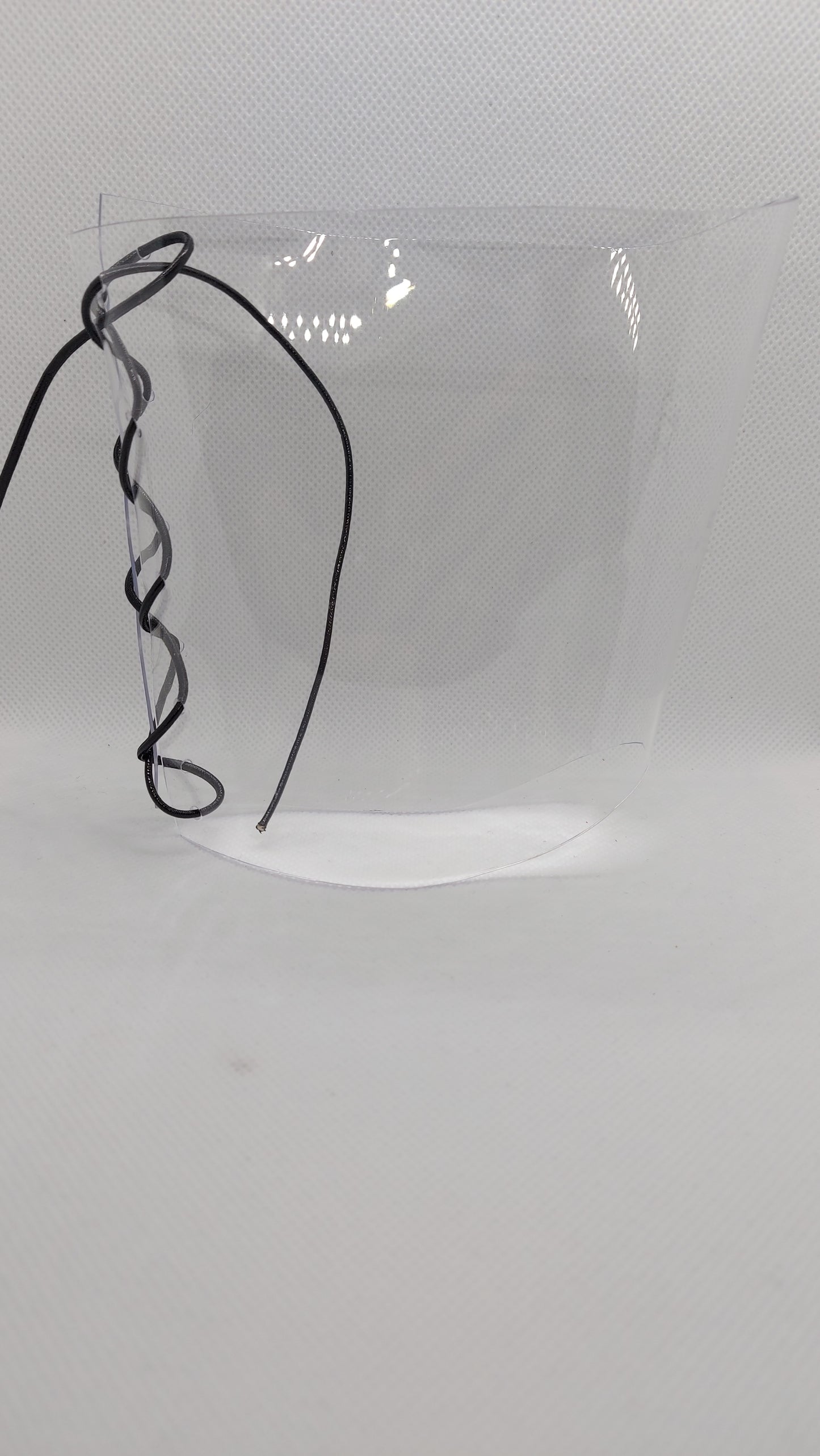 💎Przezroczyste ochraniacze na sandałki 23cm 🖤czarny metaliczny🖤