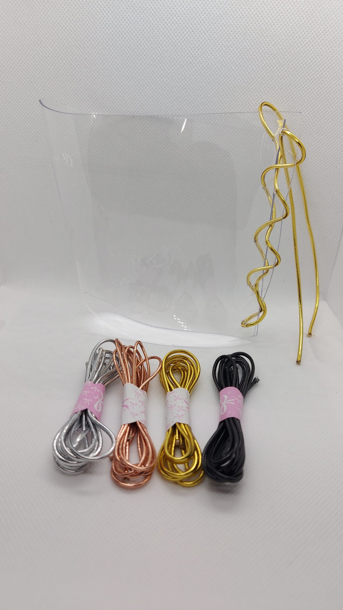 💎Przezroczyste chraniacze na sandałki 23cm 💛złoto💛