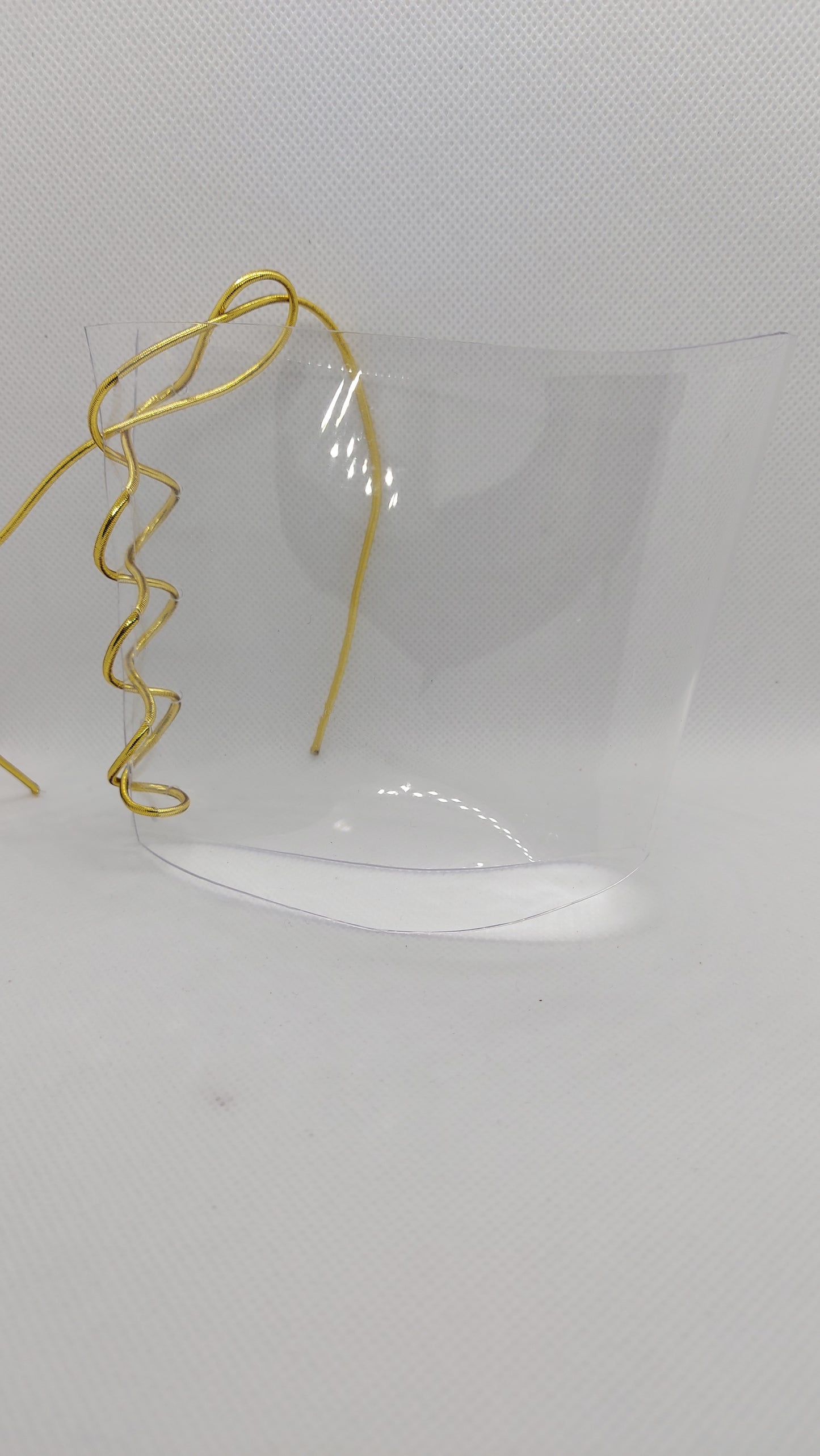 💎Przezroczyste ochraniacze na sandałki 20cm 💛złoto💛