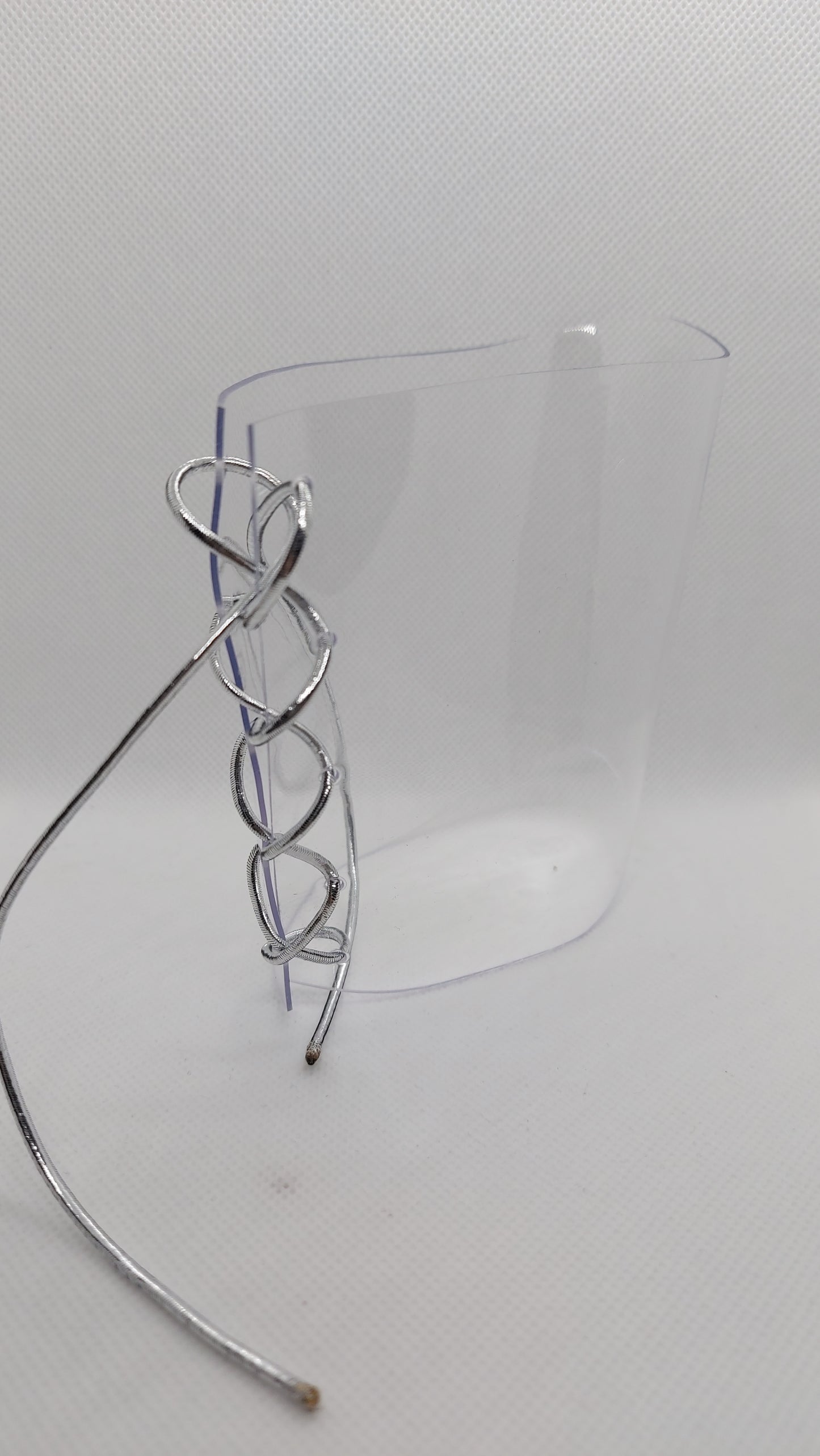 💎Przezroczyste ochraniacze na sandałki 20cm 🩶srebro🩶