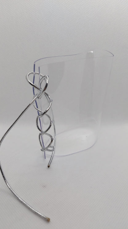 💎Przezroczyste ochraniacze na sandałki 20cm 🩶srebro🩶