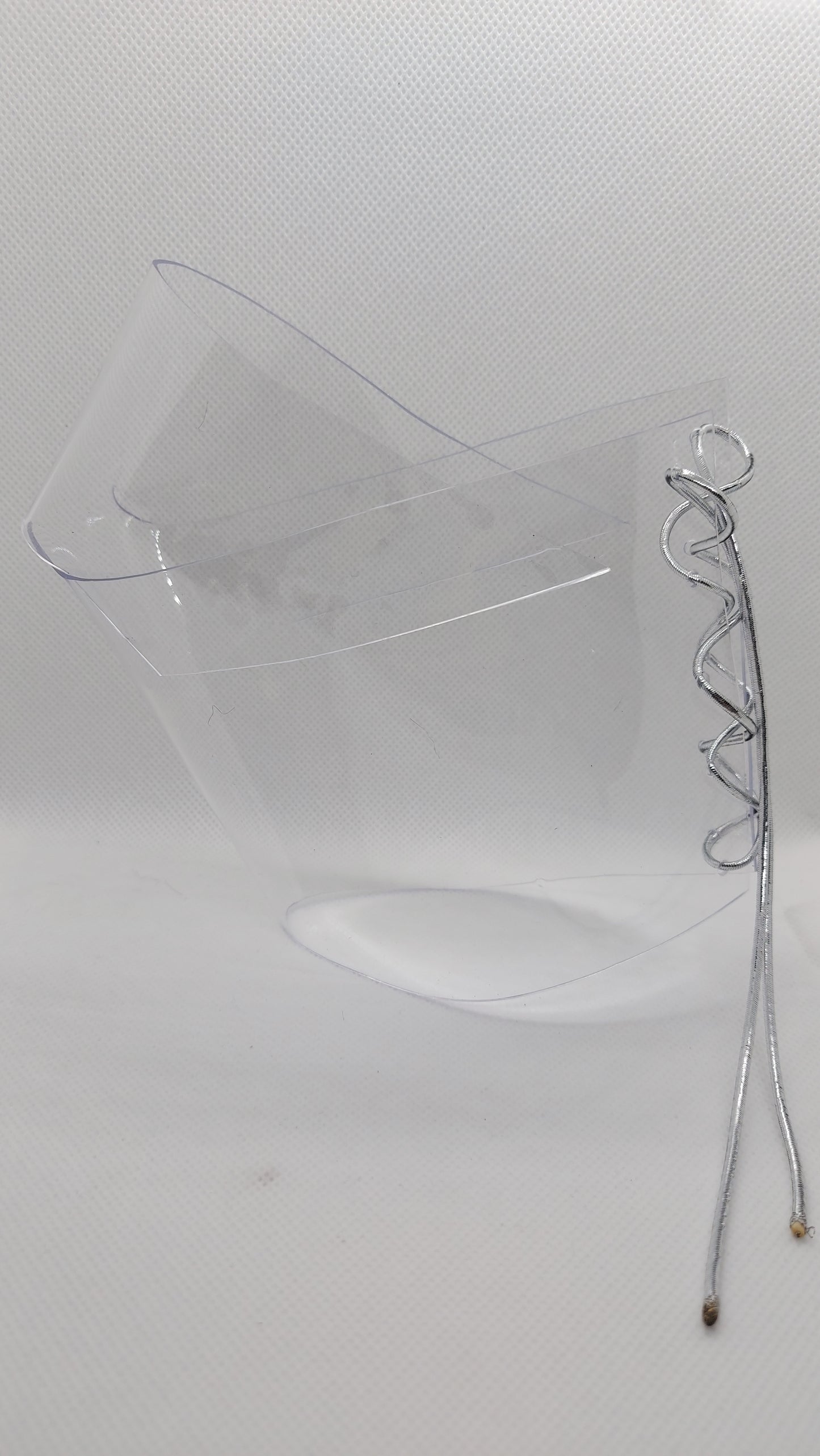 💎Przezroczyste ochraniacze na botki 20cm 🩶srebro🩶